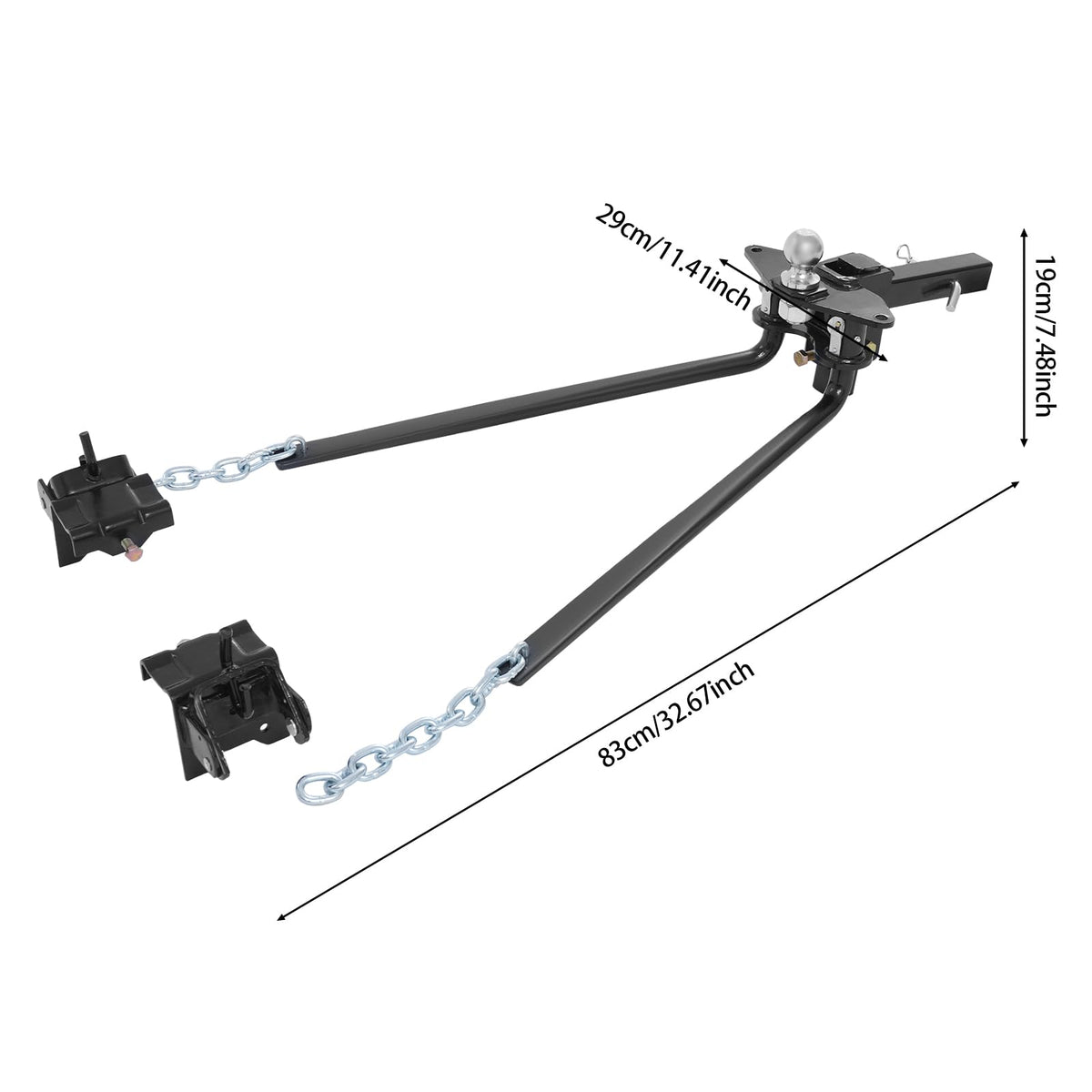 14000Lbs Weight Distribution Hitch with Sway Control H1463