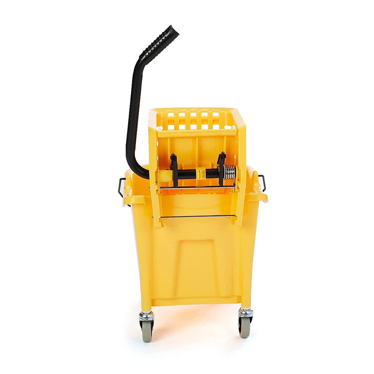 Yellow 35-Quart Mop Bucket on Wheels Y216