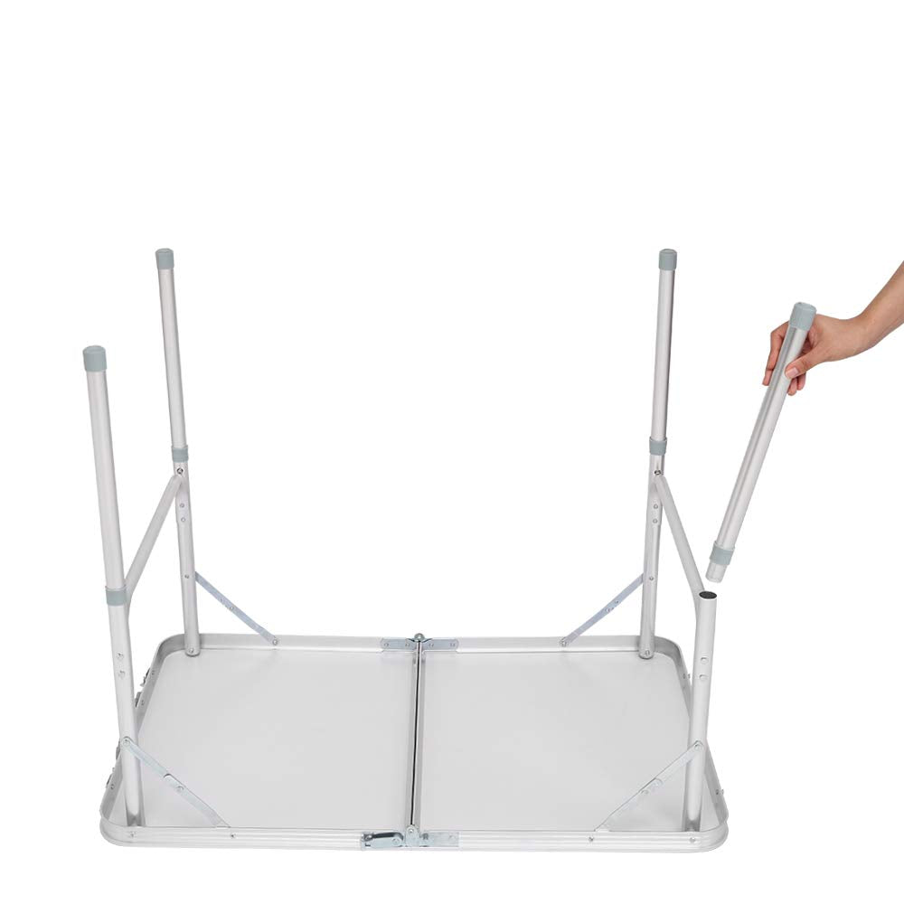 3FT Aluminum Folding Table with Carrying Handle B67107