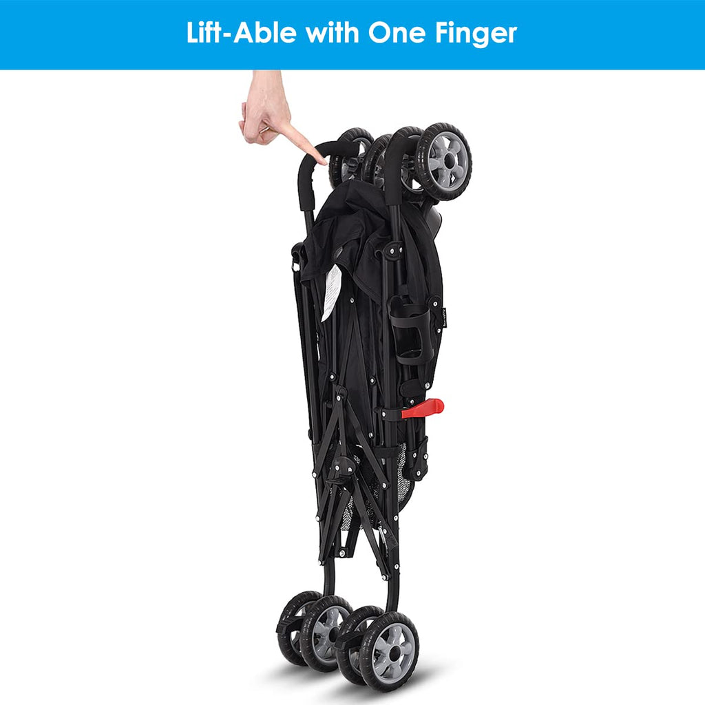 Lightweight Compact Foldable Stroller with Canopy and Cup Holder V86402