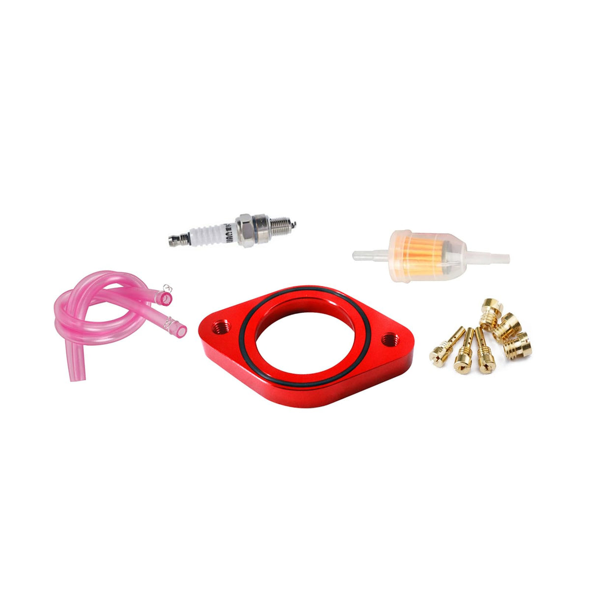 40MM Carburetor with Red Intake Manifold G6300