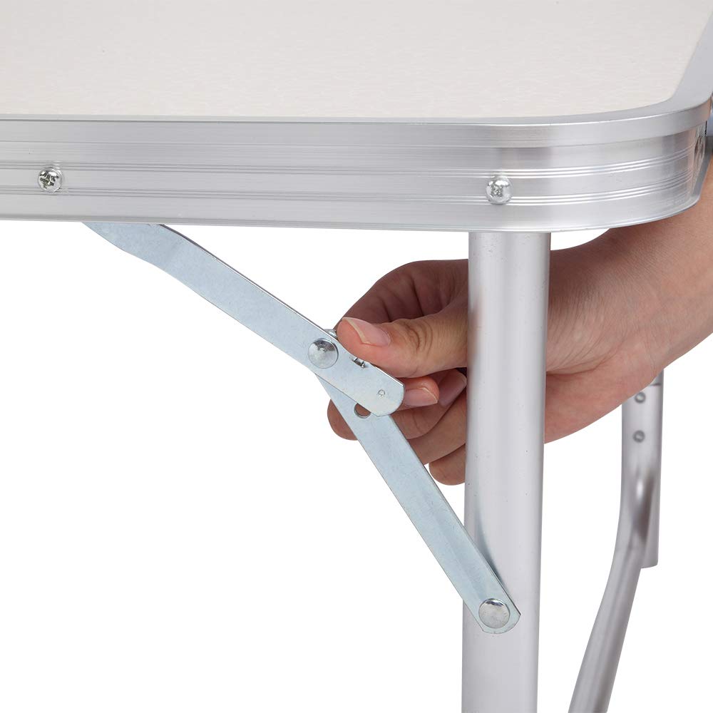 3FT Aluminum Folding Table with Carrying Handle B67107