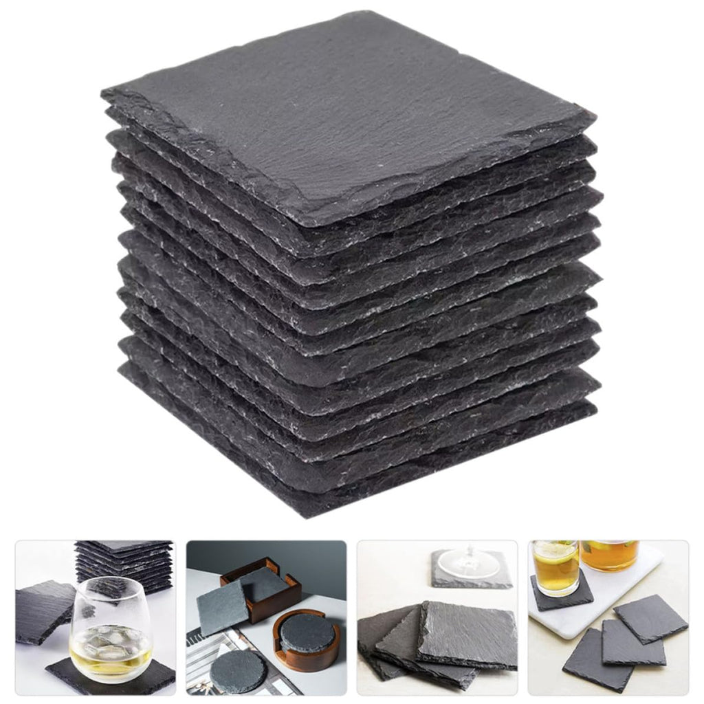 Black Natural Stone Coasters D92699