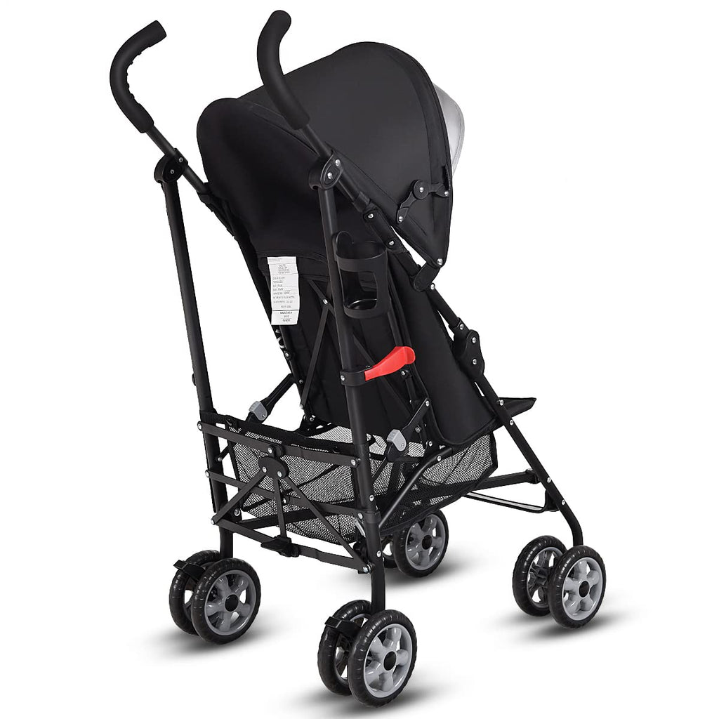 Lightweight Compact Foldable Stroller with Canopy and Cup Holder V86402
