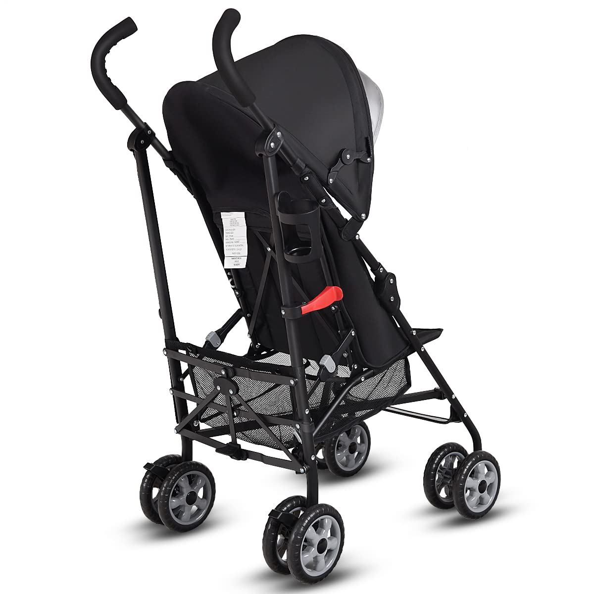 Lightweight Compact Foldable Stroller with Canopy and Cup Holder V86402