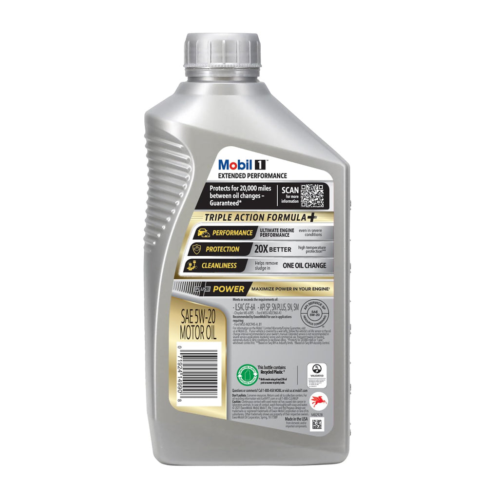 Full Synthetic Motor Oil 5W-20, 1 Quart (6-pack) P9399