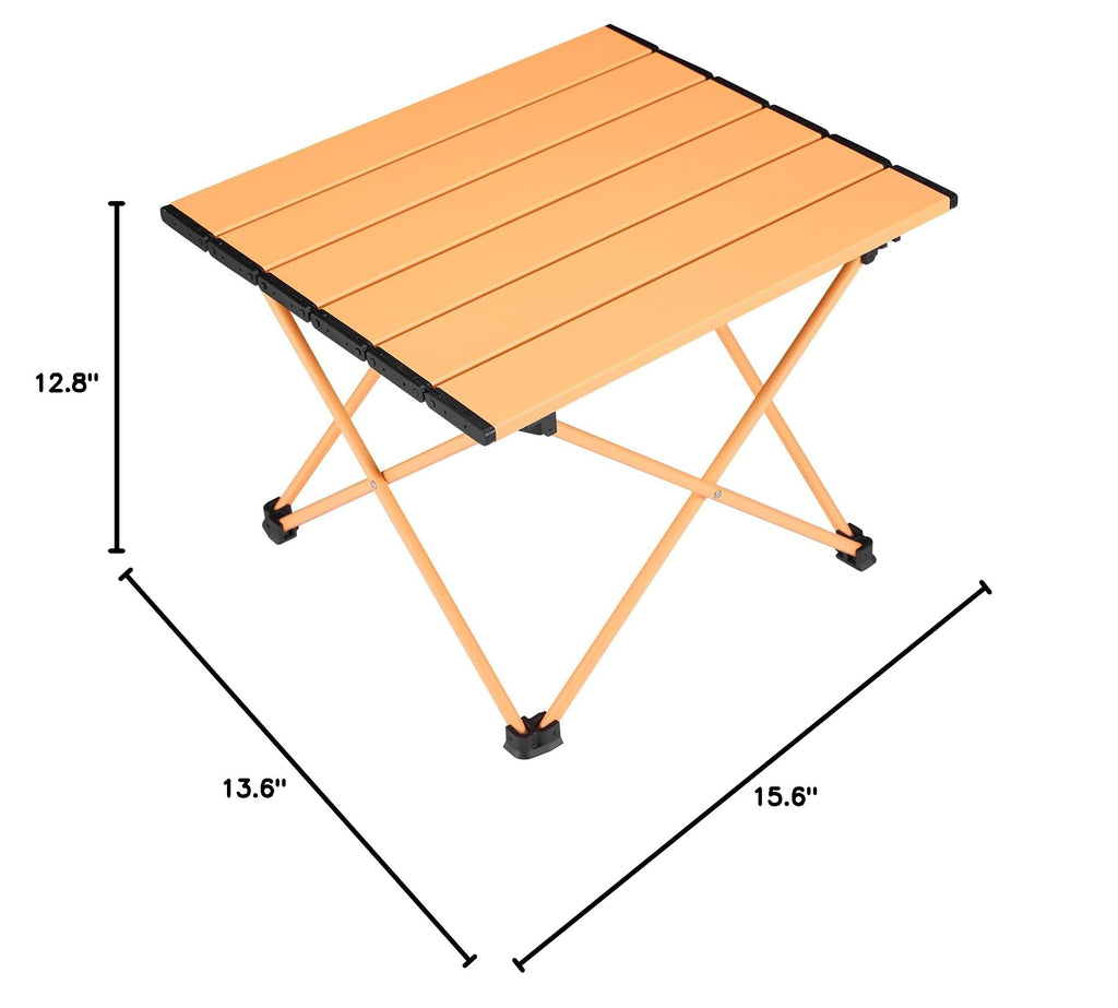Portable Folding Camping Table Aluminum Top G612863
