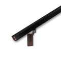 Aluminum Stair Handrail with Stainless Steel Brackets, 6 Feet J24223