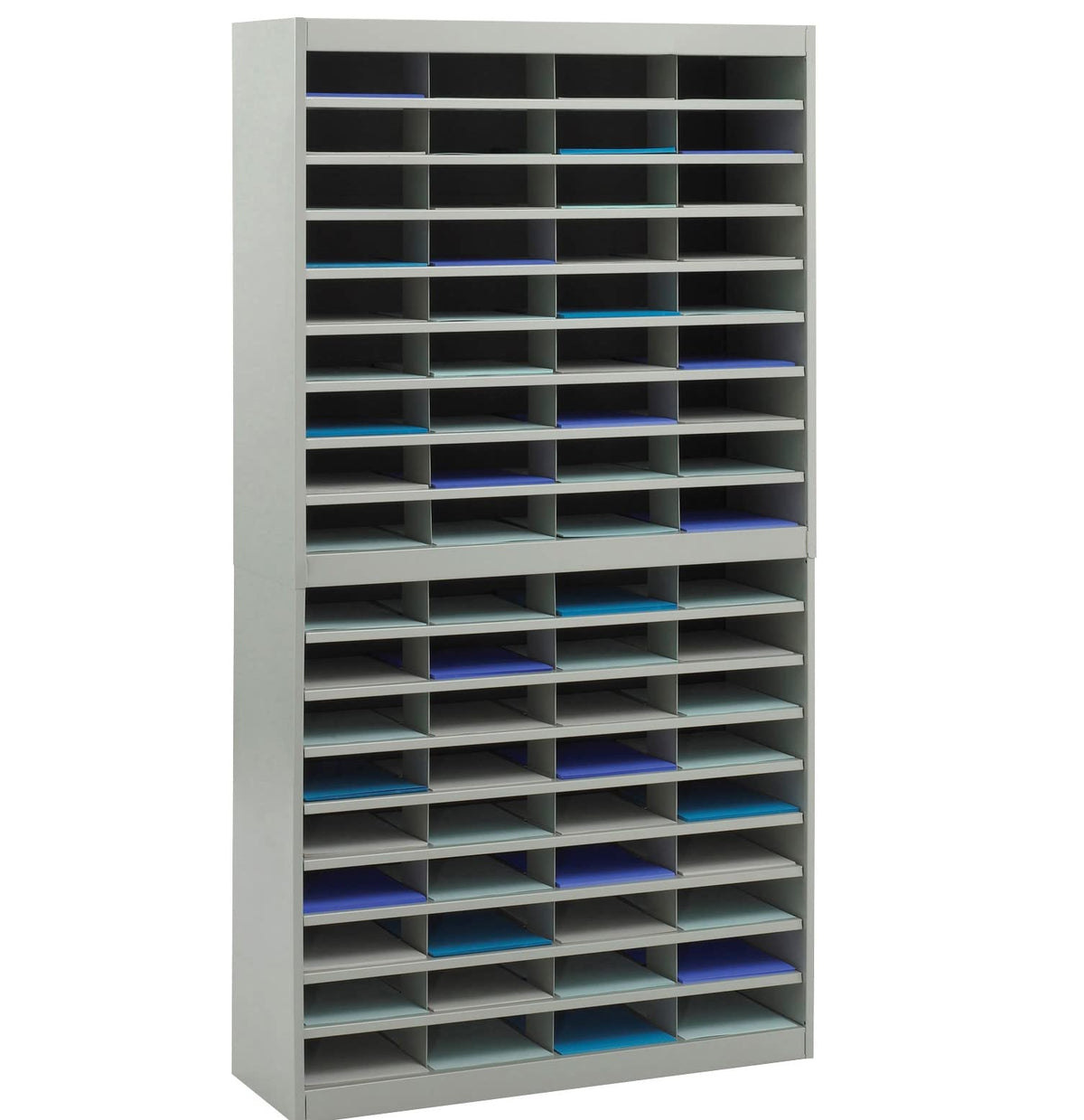 72 Compartment Steel Paper Organizer I39165