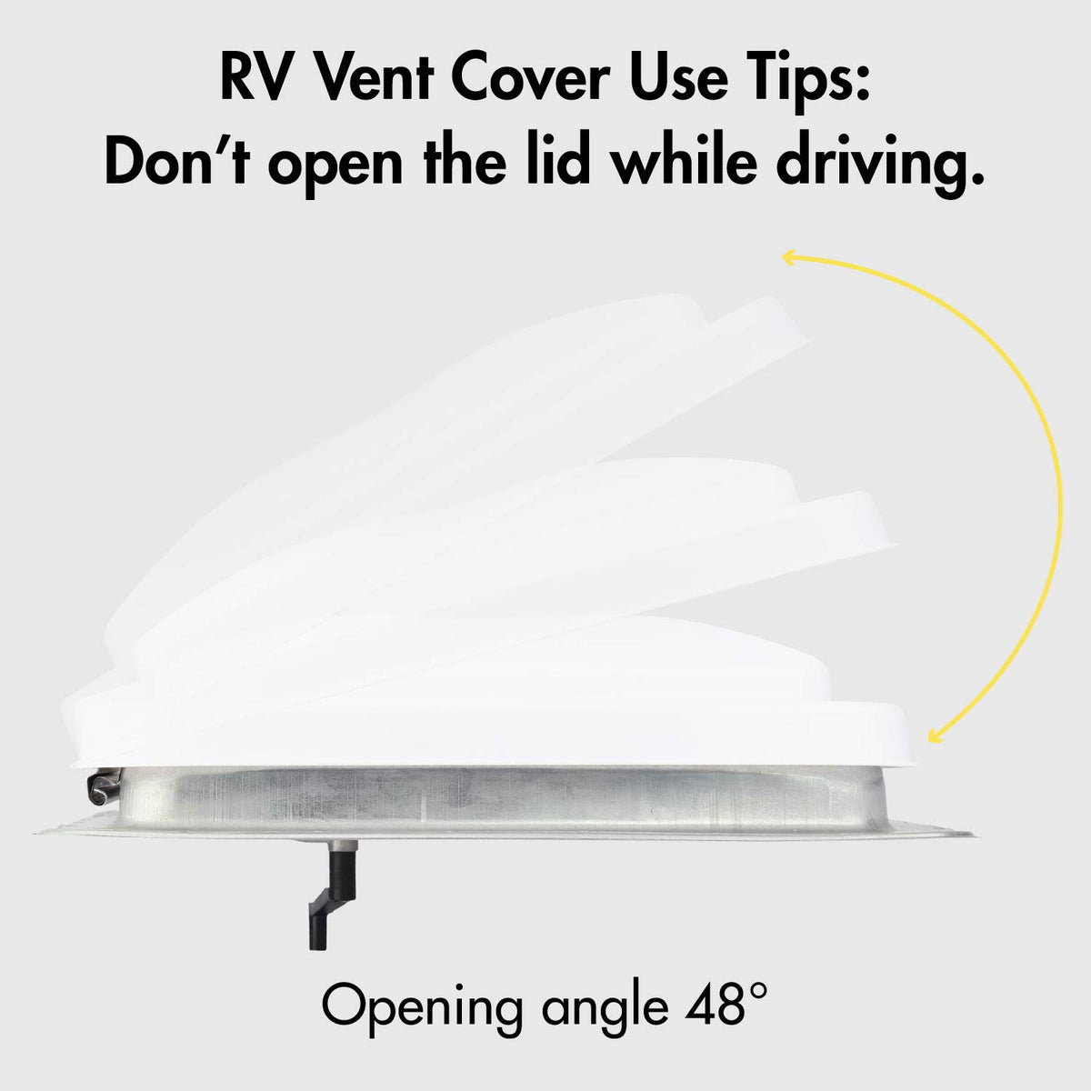 White RV Vent Lid Replacements 2-Pack K25715