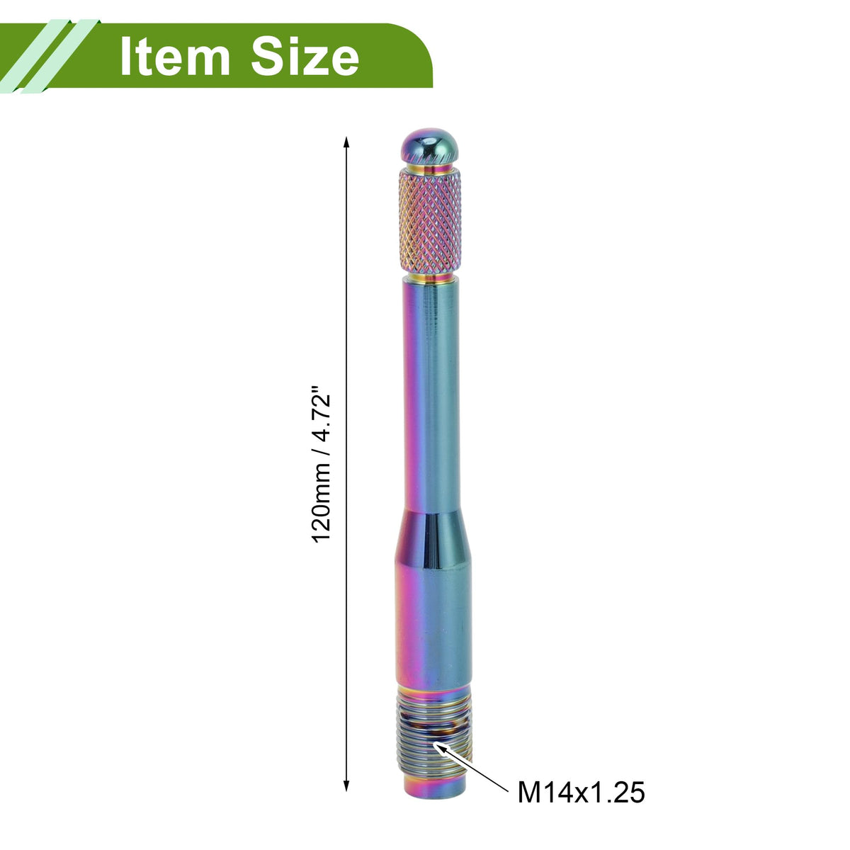 M14x1.25 120mm Wheel Alignment Pin Stainless Steel W4853