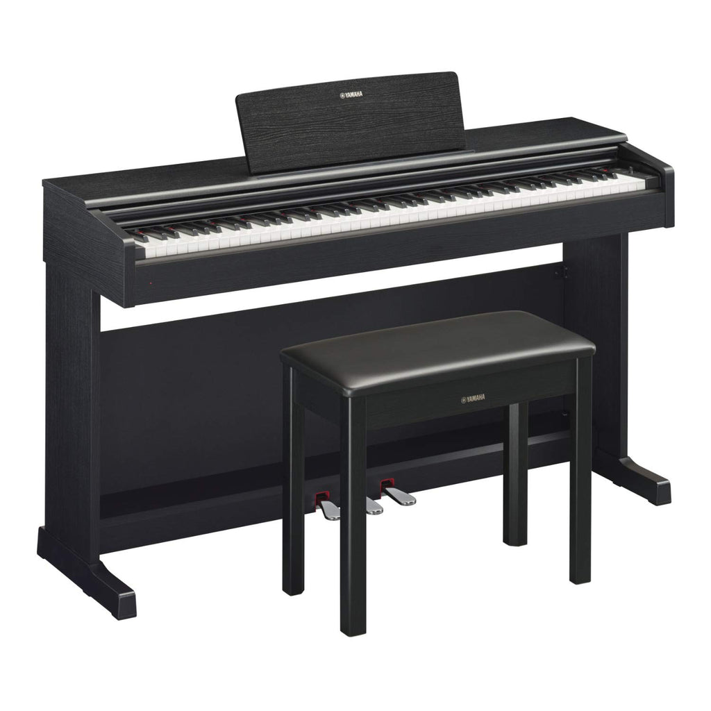 Black Digital Console Piano with Bench Y121