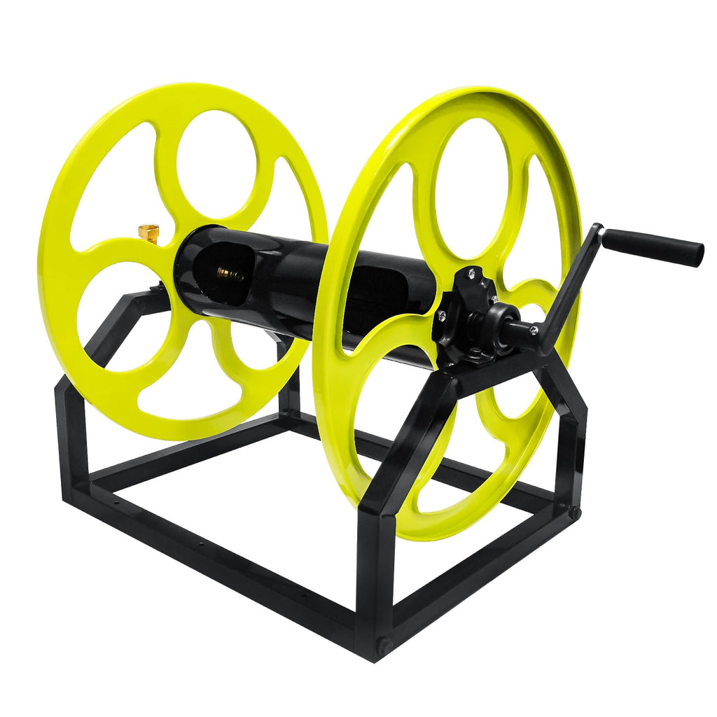 Wall/Floor Mount Garden Hose Reel with Crank N790720