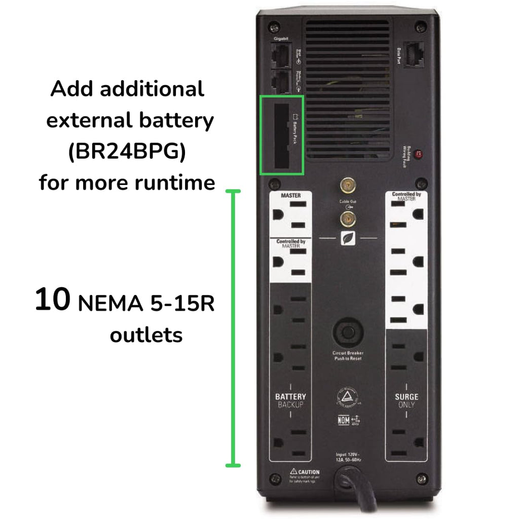 1500VA/900W UPS Battery Backup P994