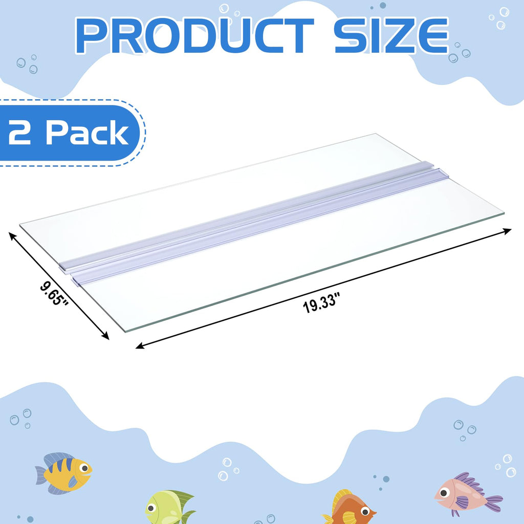 Aquarium Glass Canopy 19.33" x 9.65" x 0.12" J13413