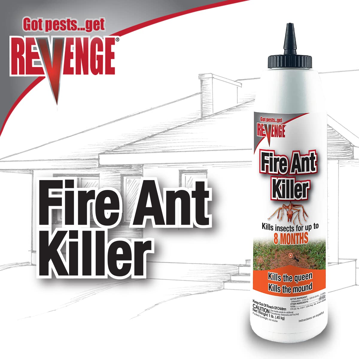 1 lb Fire Ant Killer Dust W5989