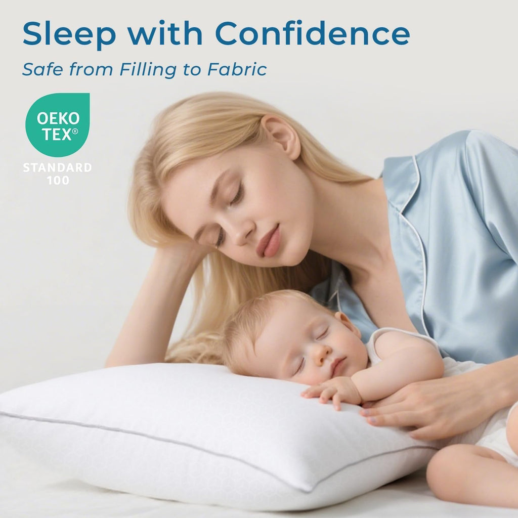 King Size Down Alternative Pillows Set of 2 E84346