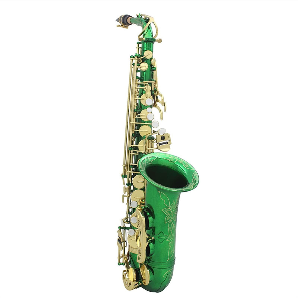 Green E-Flat Alto Saxophone L648