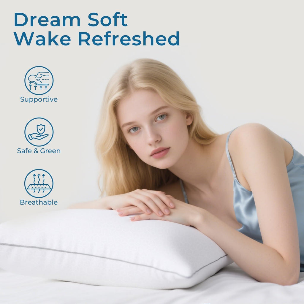 King Size Down Alternative Pillows Set of 2 E84346