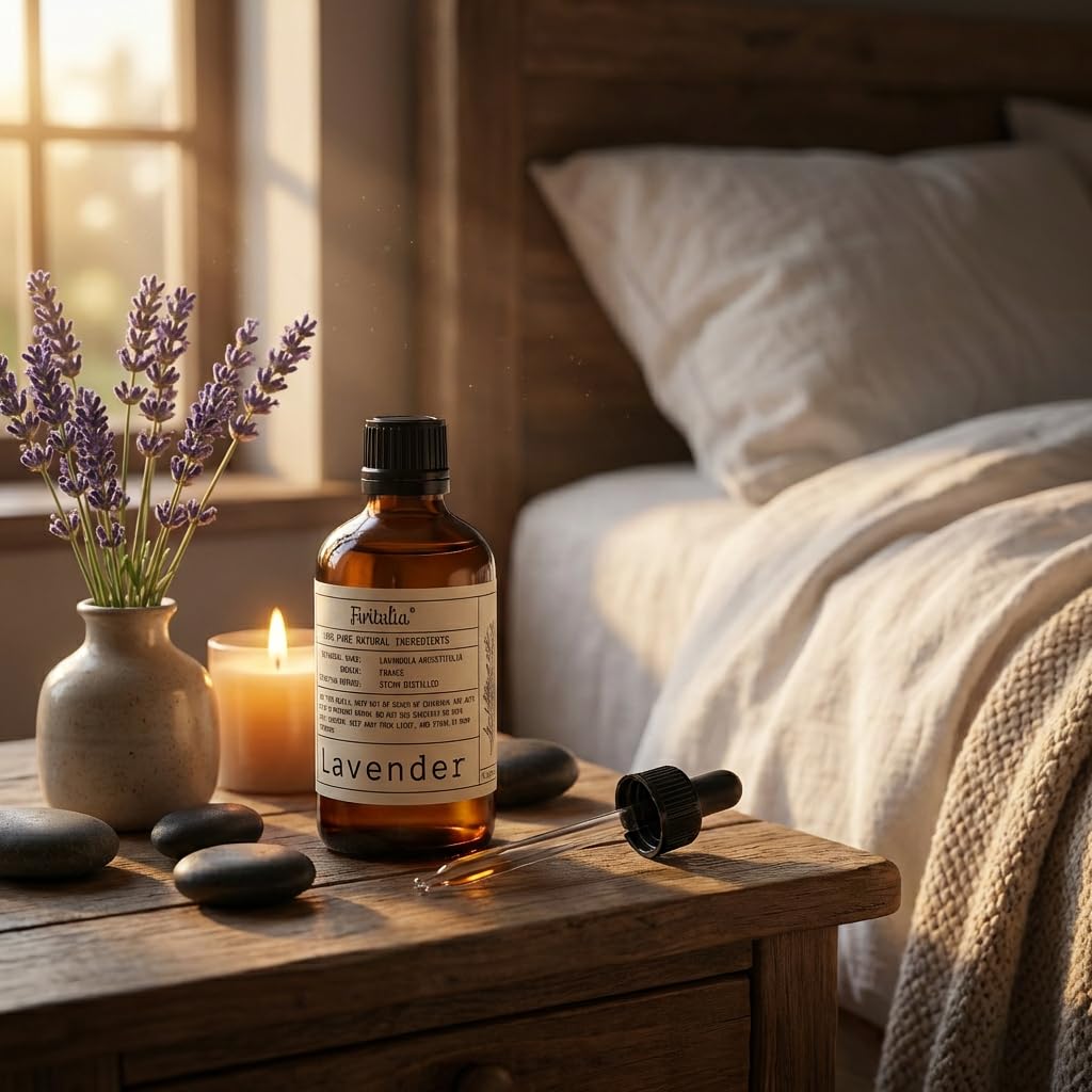 Lavender Essential Oil 4 Fl Oz with Glass Dropper L307682
