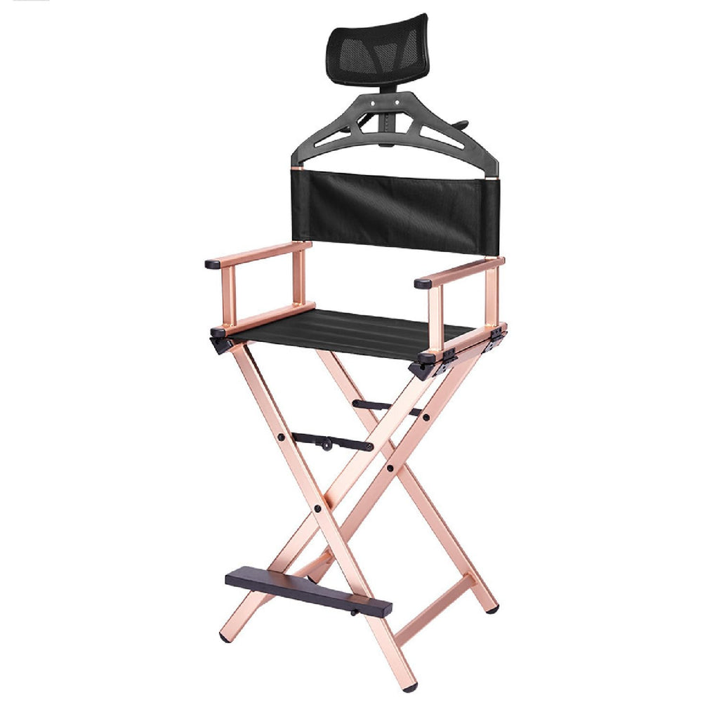 Extra Tall Foldable Makeup Artist Stool Chair O37812
