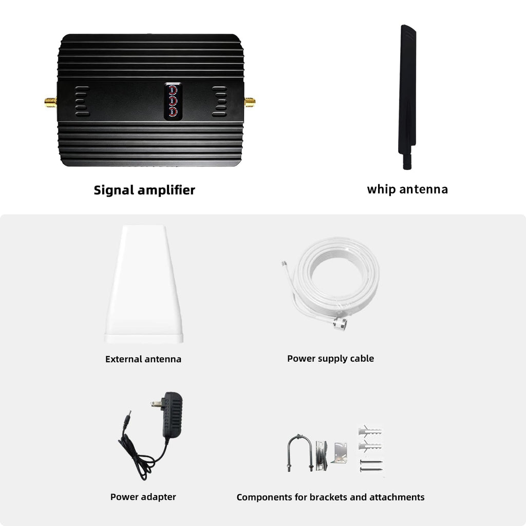 Cell Phone Booster 5G 4G LTE 3G Up to 3000Sq Ft R576527
