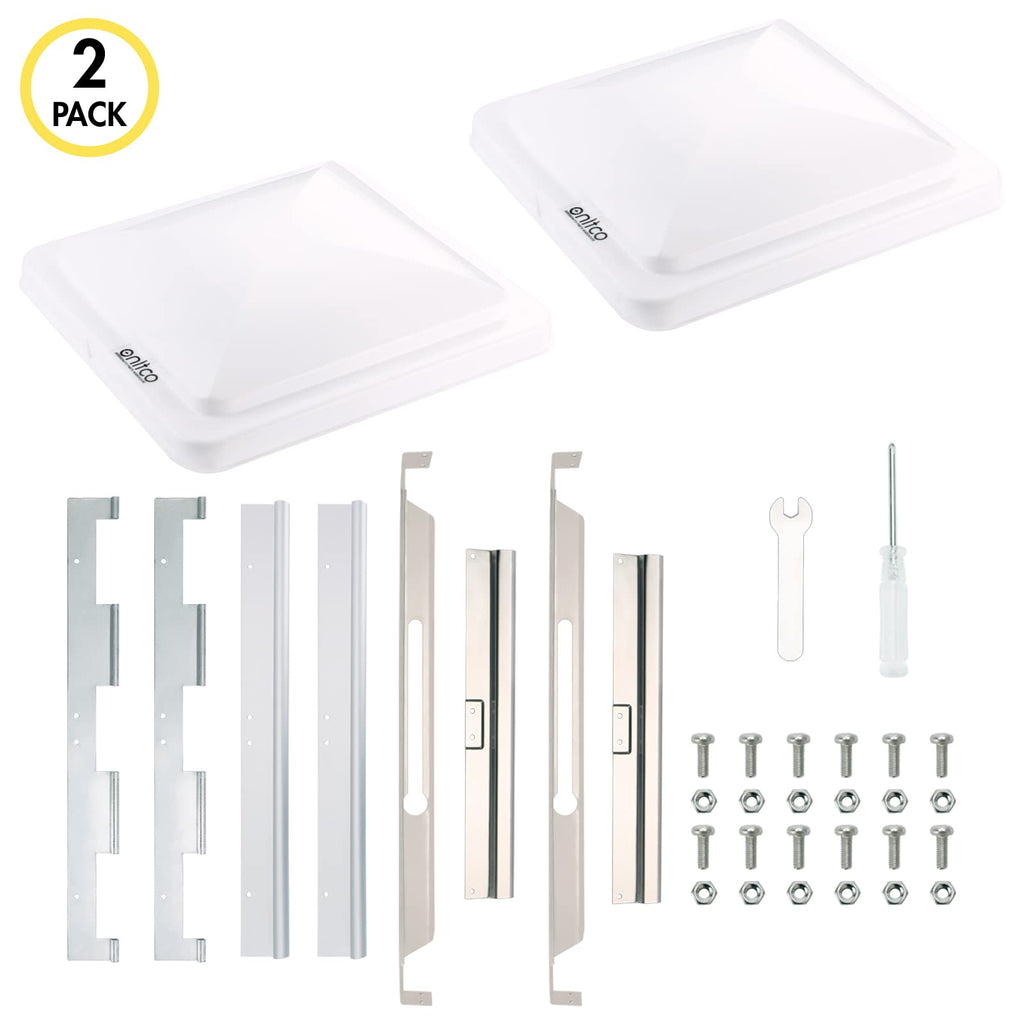 White RV Vent Lid Replacements 2-Pack K25715