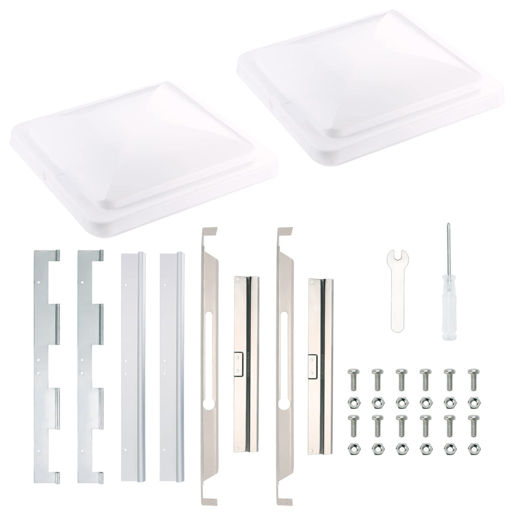 White RV Vent Lid Replacements 2-Pack K25715