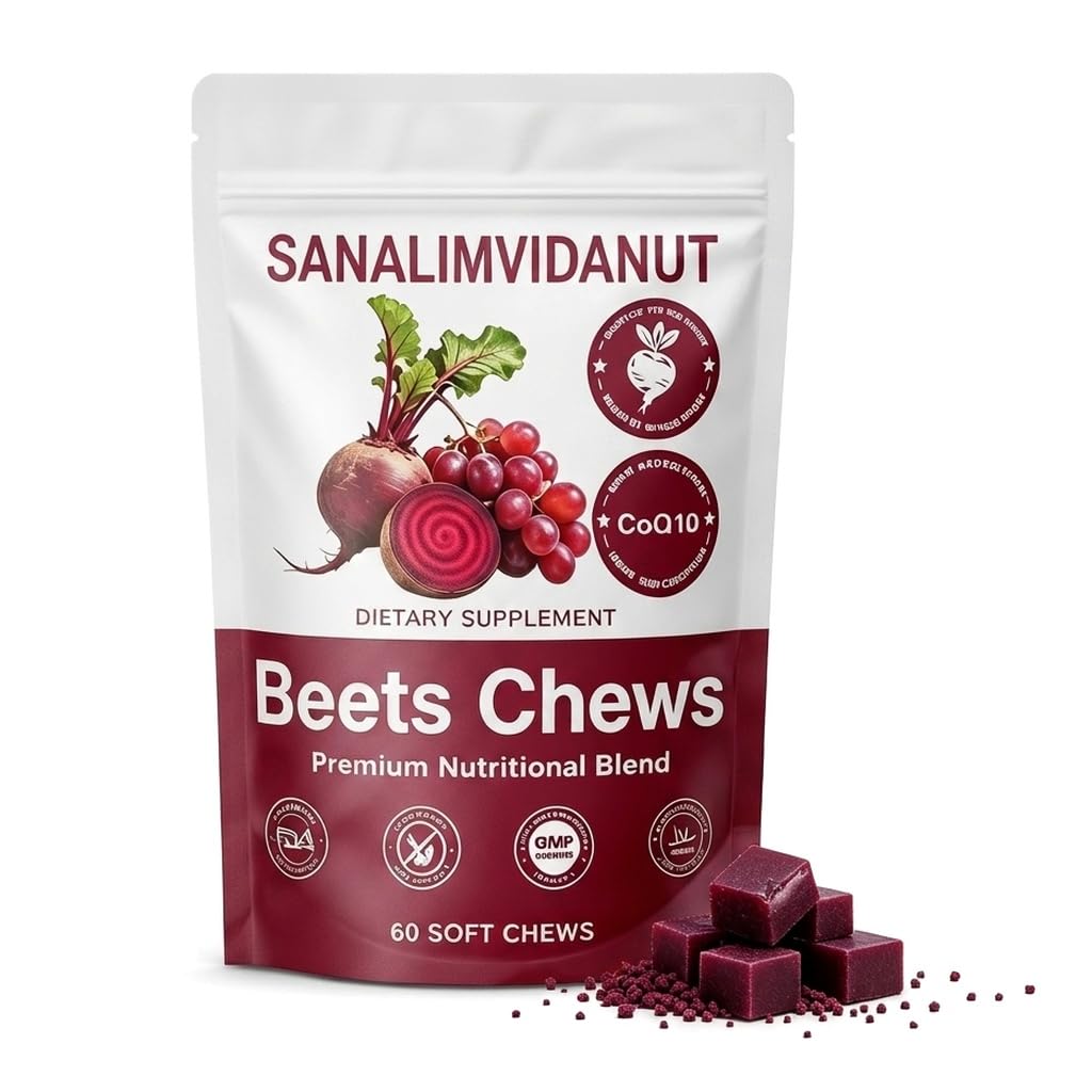 Beet Root Chews 500mg 60 Chews W567