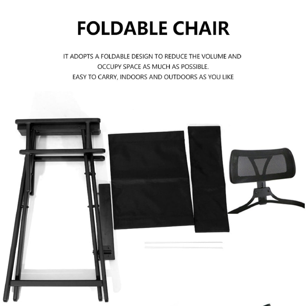 Extra Tall Foldable Makeup Artist Stool Chair O37812