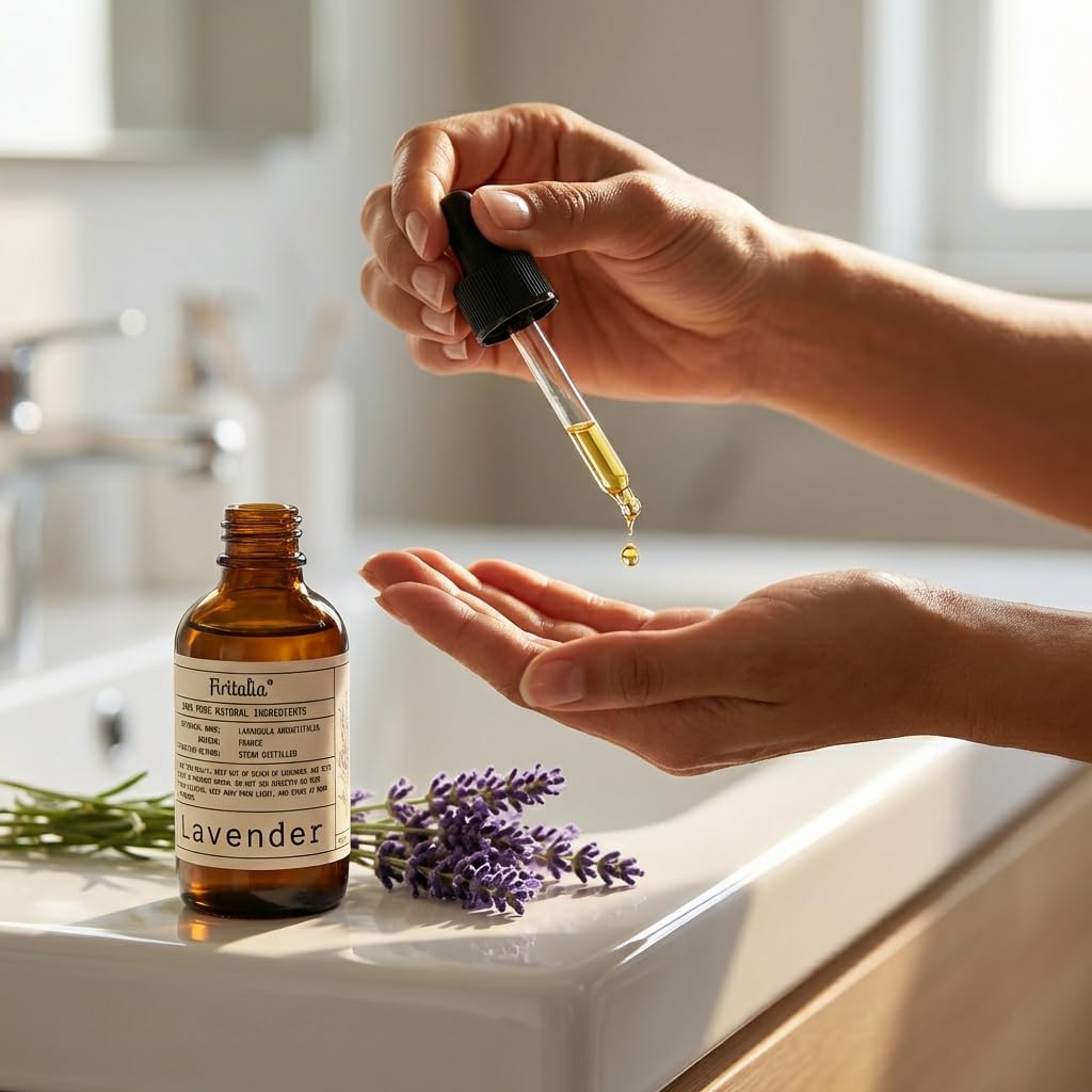 Lavender Essential Oil 4 Fl Oz with Glass Dropper L307682