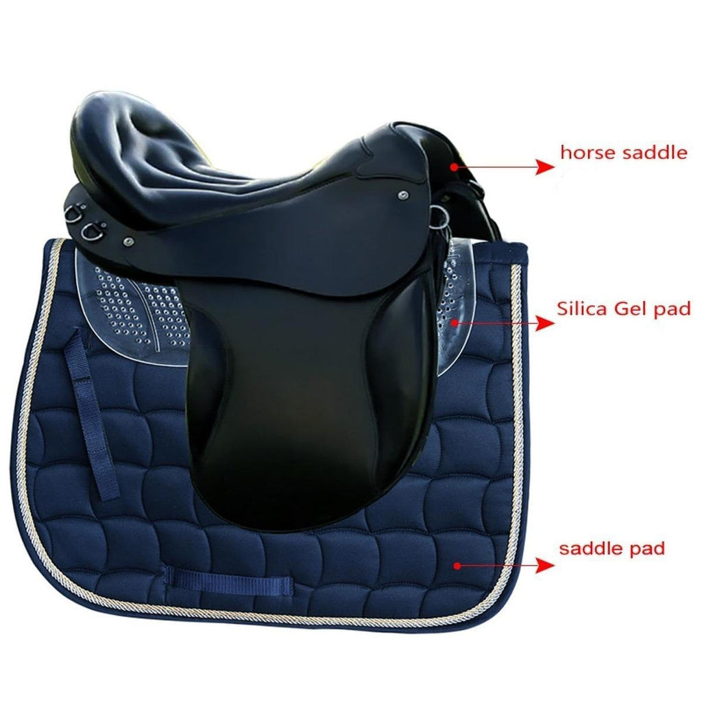 Silicone Gel Non Slip Washable Saddle Pad R408735