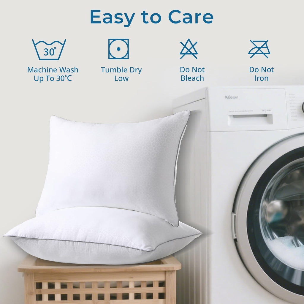 King Size Down Alternative Pillows Set of 2 E84346