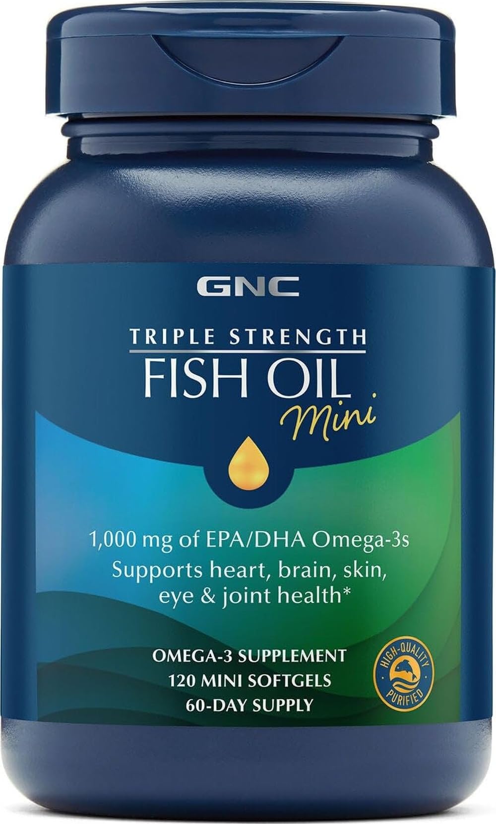 Fish Oil Mini 1000mg EPA & DHA 120 Mini Softgels A699