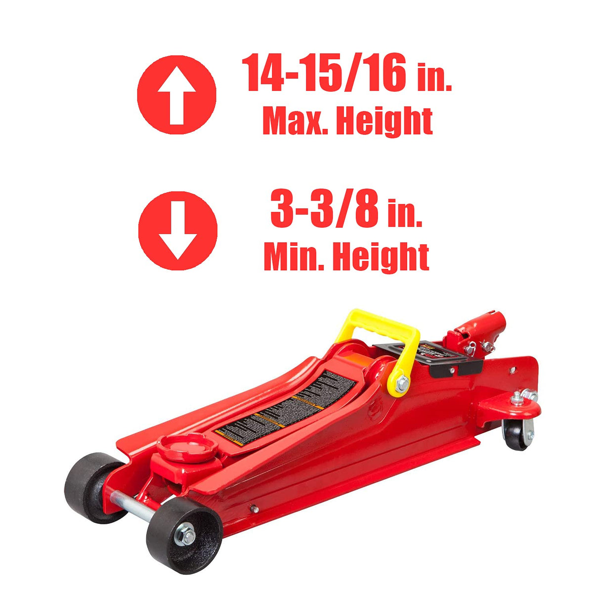 2.5 Ton Low Profile Trolley Floor Jack with Single Piston Quick Lift Pump G34285