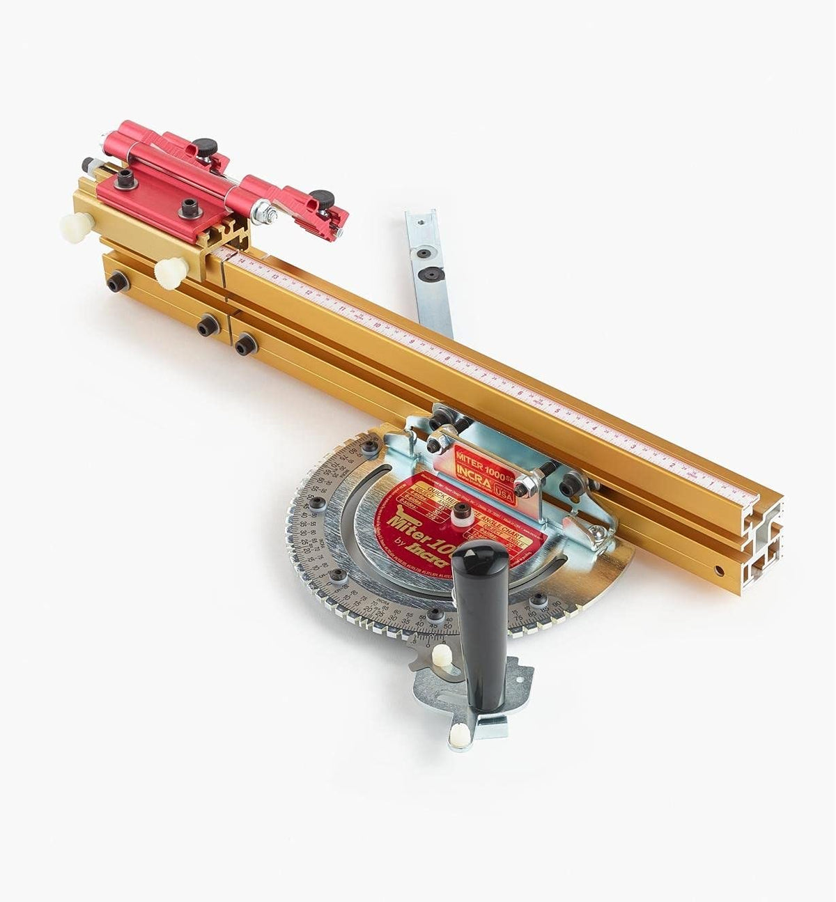 Miter Gauge with Telescoping Fence and Dual Flip Shop Stop I566845