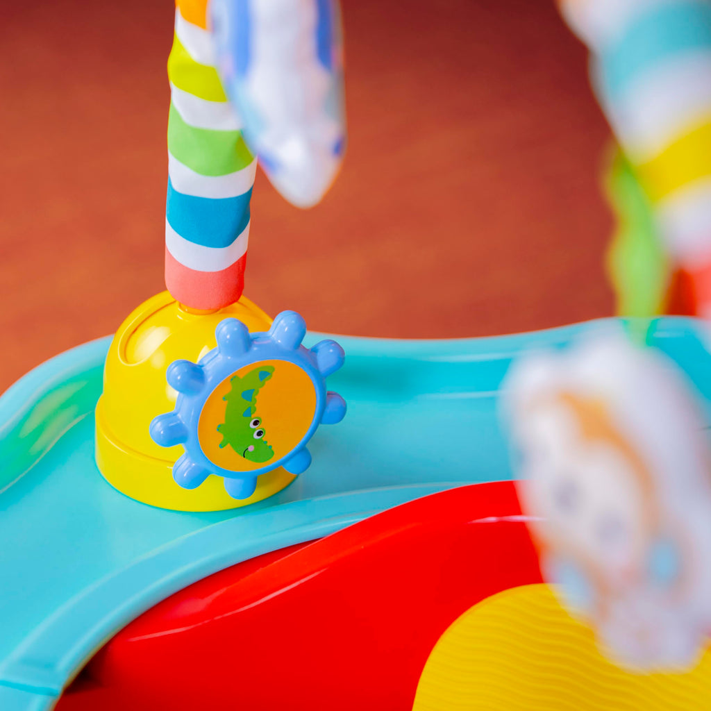 3-in-1 Baby Activity Seat with Toys, Snacking Tray, Booster Seat H6151