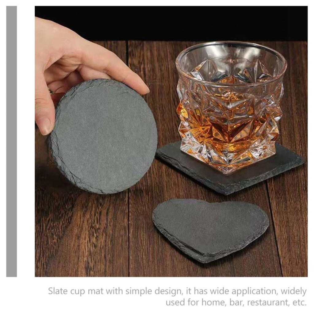 Black Natural Stone Coasters D92699