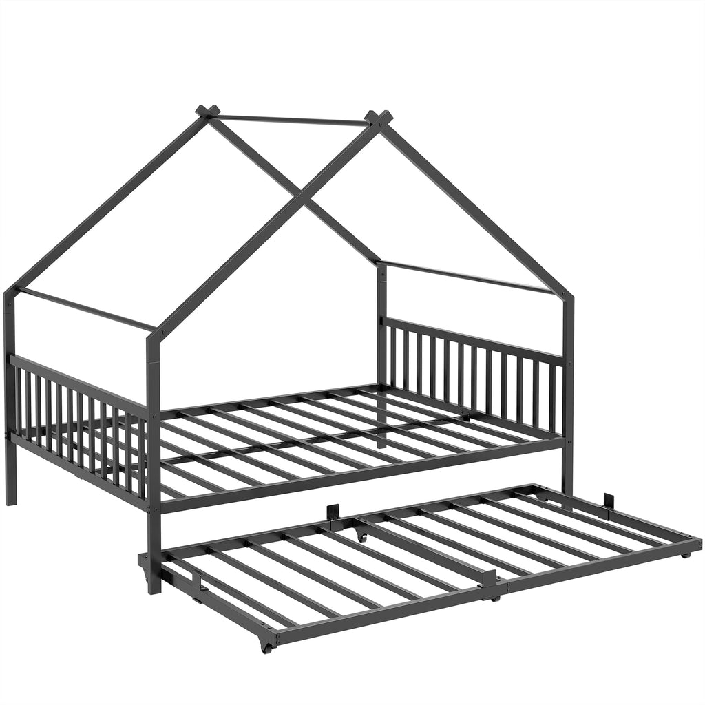 Black Daybed with Trundle C307