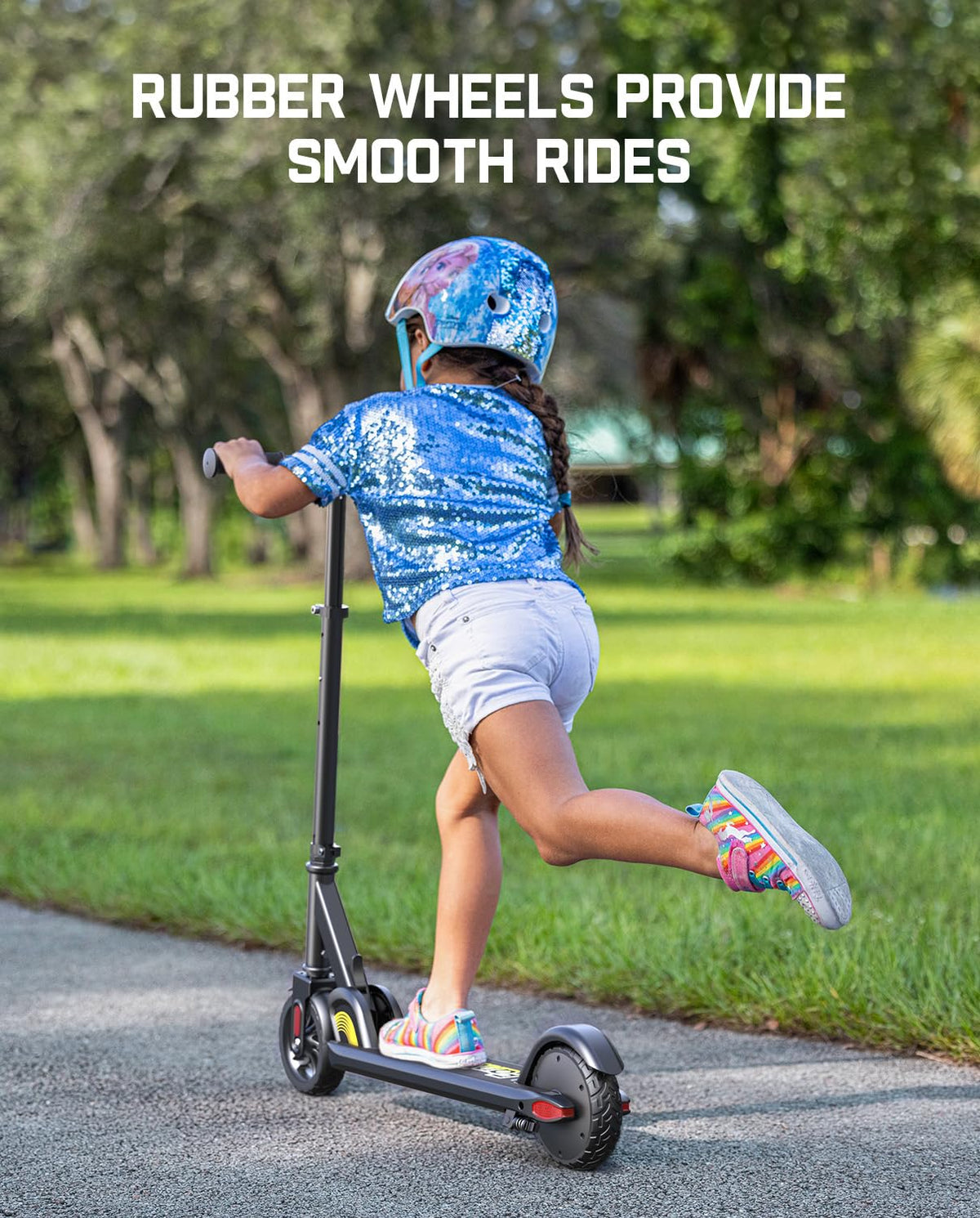 Kids Electric Scooter Foldable 3 Adjustable Heights T180