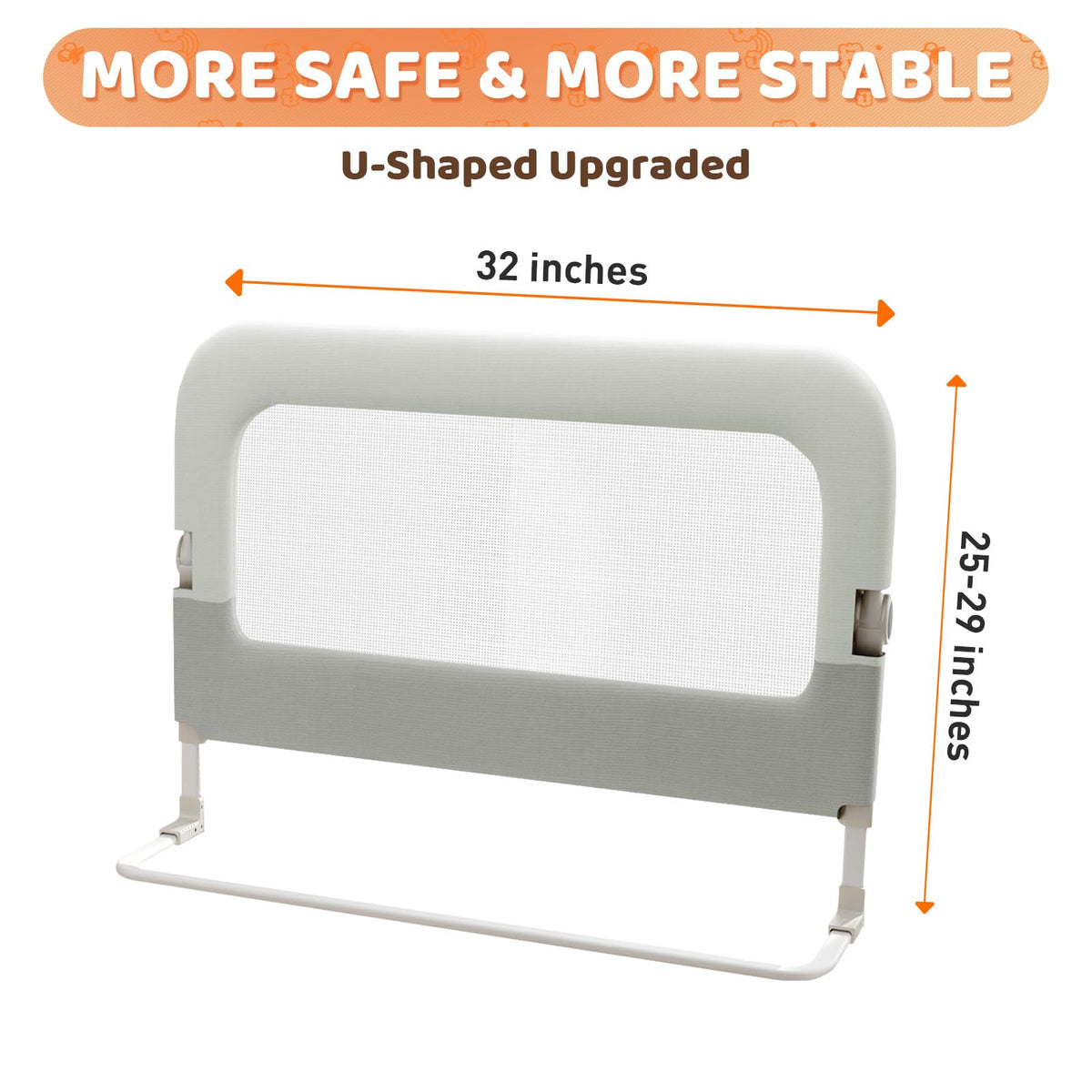 Foldable Safety Bed Rail I750
