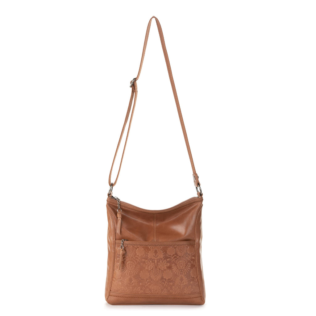 Leather Crossbody Purse with Zipper Closure N545450