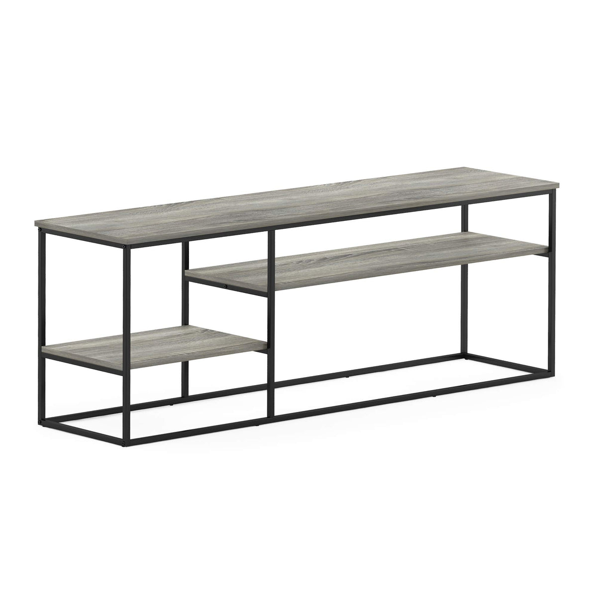 3-Tier Grey Oak TV Stand up to 65 Inch Y85791