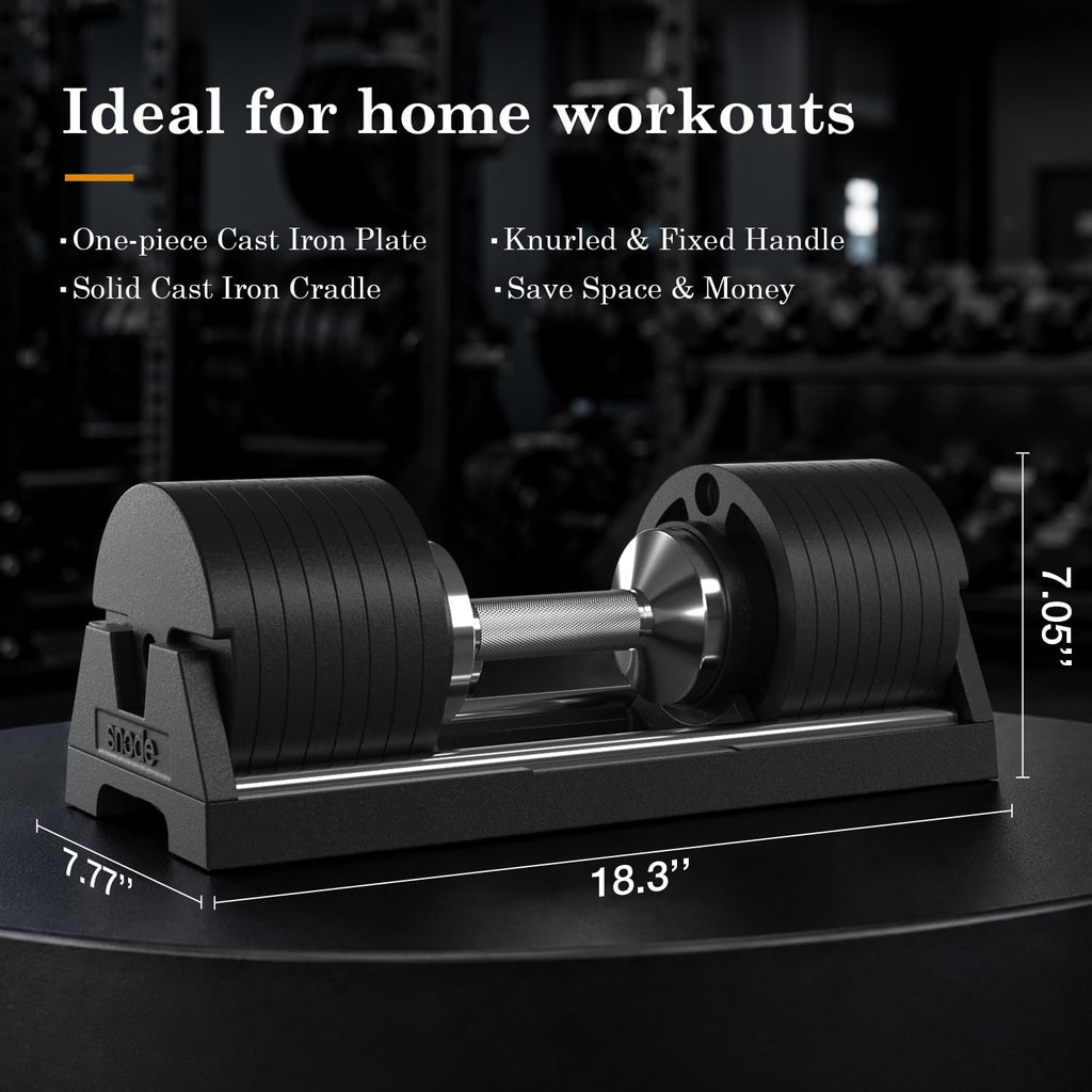 Adjustable Cast Iron Dumbbells 80LBs S600584