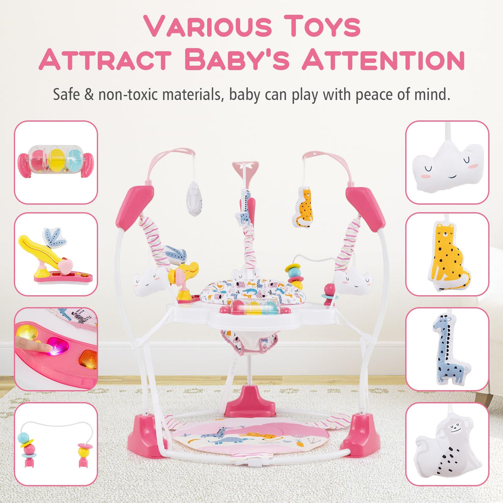 Pink 3 in 1 Baby Jumpers and Bouncers D889