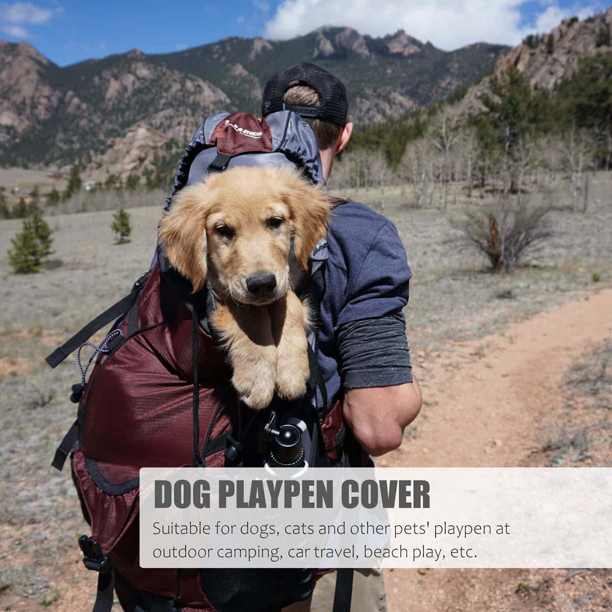 Heavy Duty Oxford Dog Pen Cover B38335