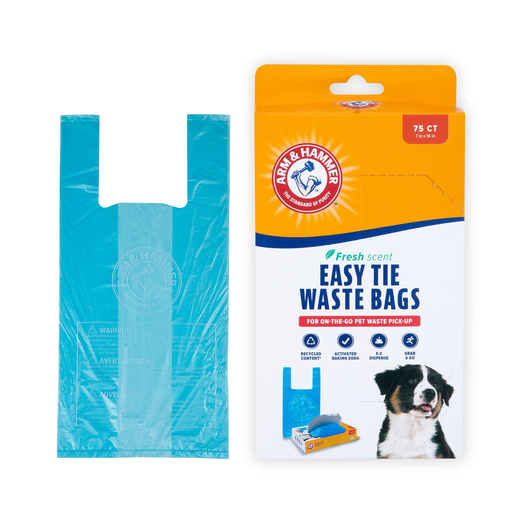 Easy-Tie Waste Bags Blue 75 Count U529626
