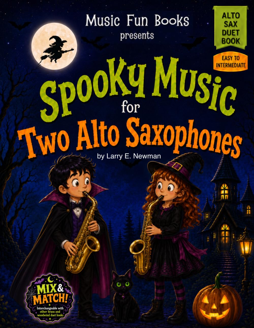 Easy Halloween Alto Saxophone Duets A425