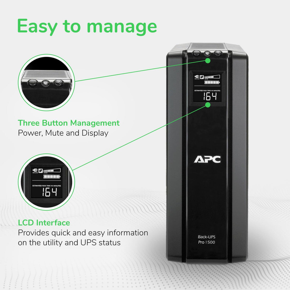 1500VA/900W UPS Battery Backup P994