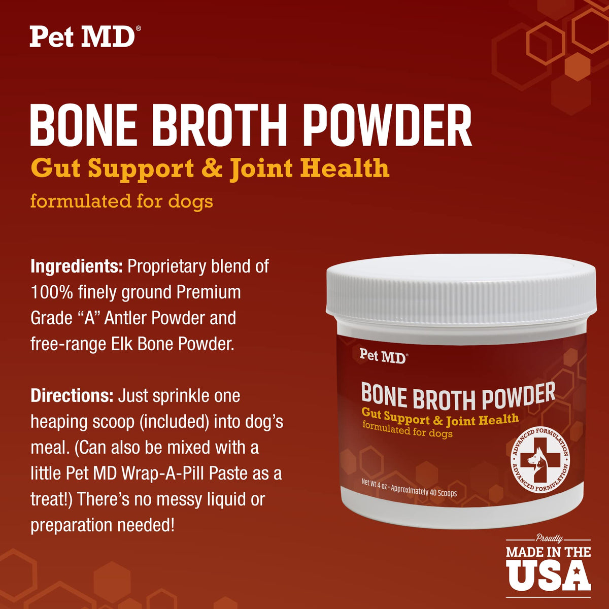 Bone Broth Powder Supplement & Pill Paste X5724